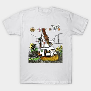 Home Is Where You Park It - Hippie Van Camper Festival T-Shirt